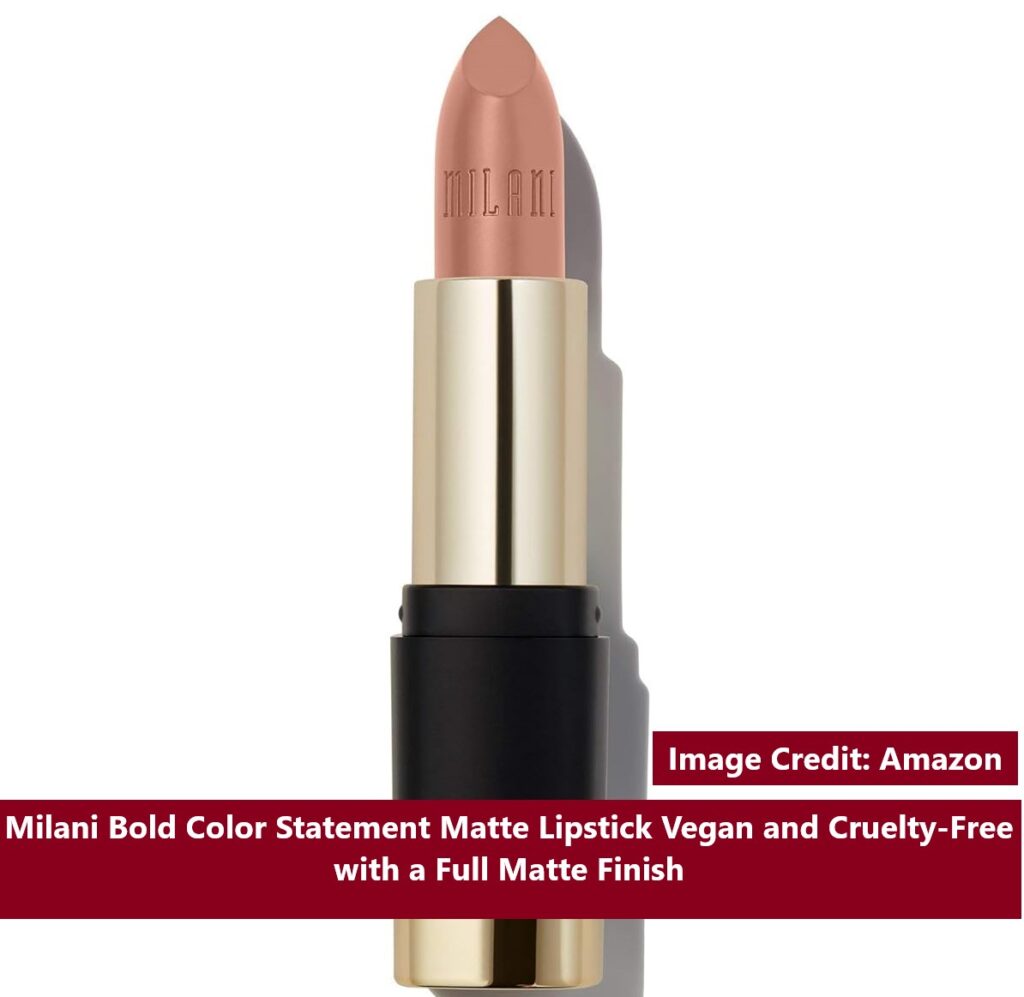 Milani Bold Color Statement Matte Lipstick Vegan and Cruelty-Free with a Full Matte Finish