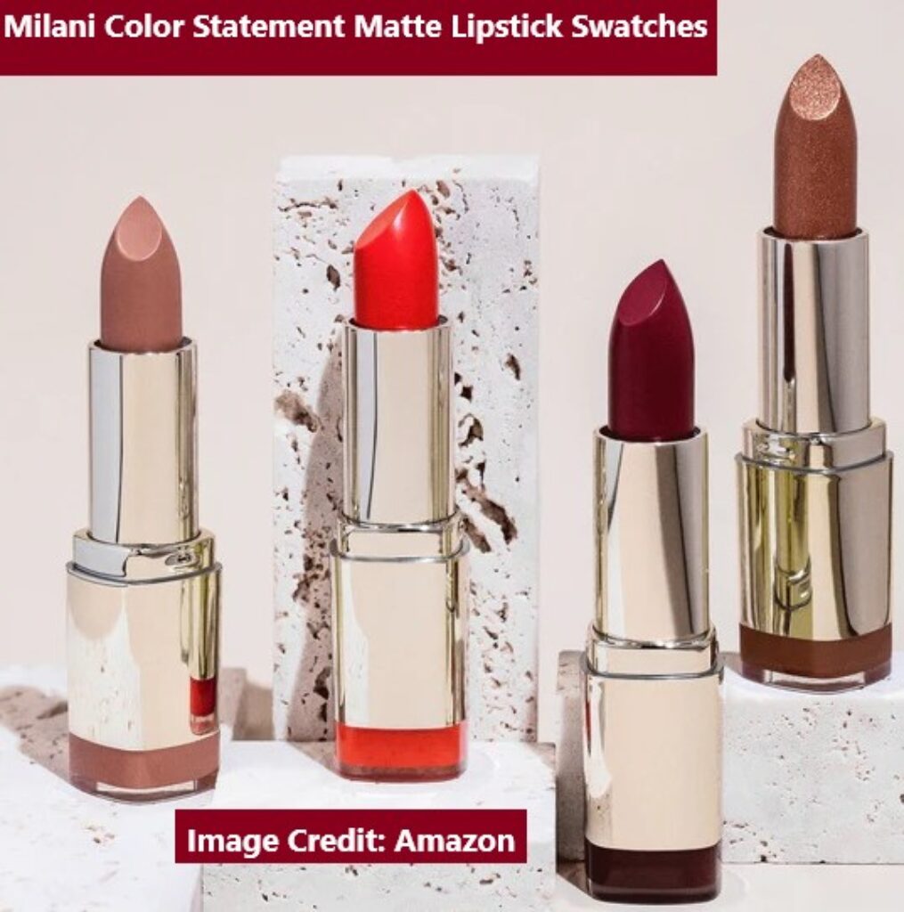 Milani Color Statement Matte Lipstick Swatches