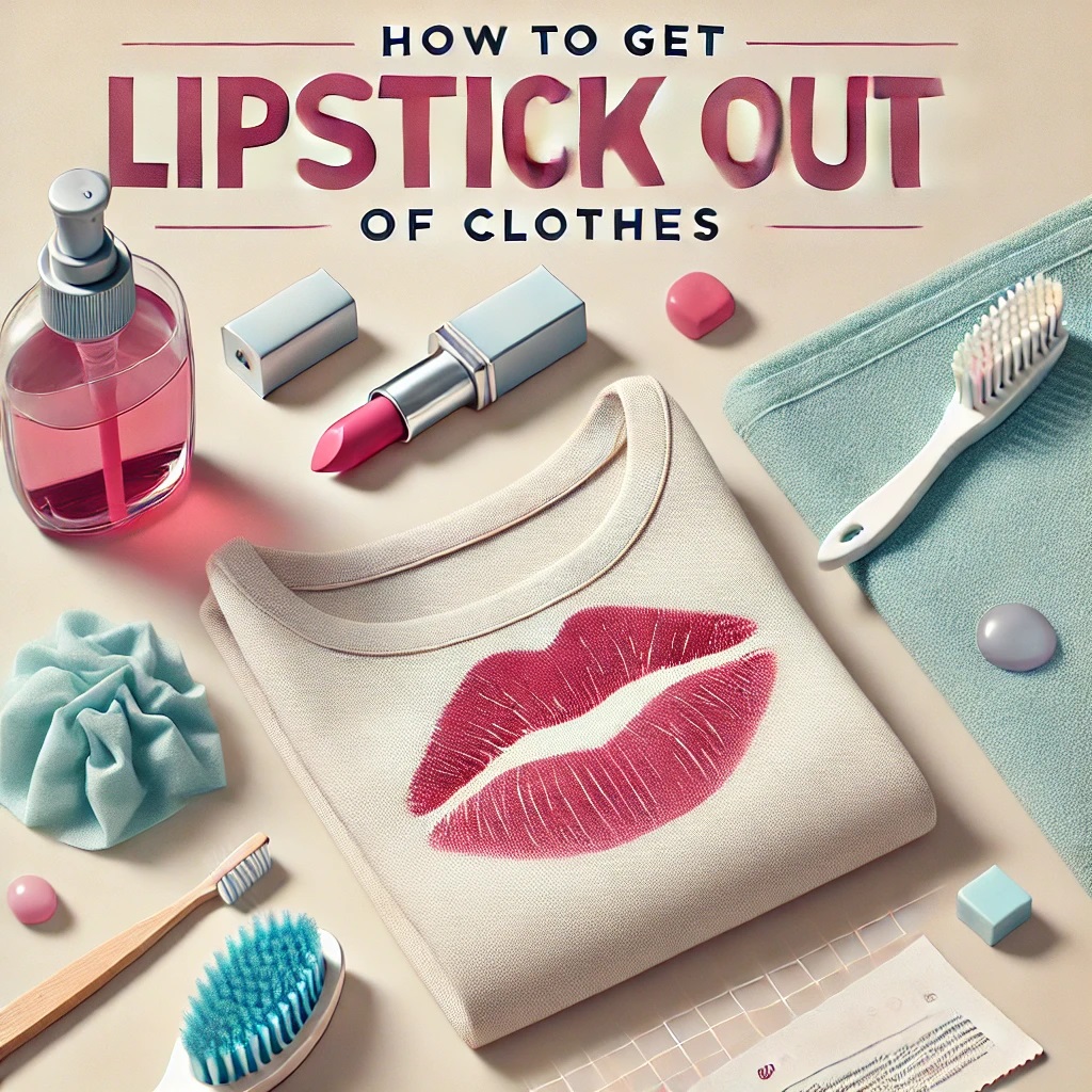 How to Get Lipstick Out of Clothes